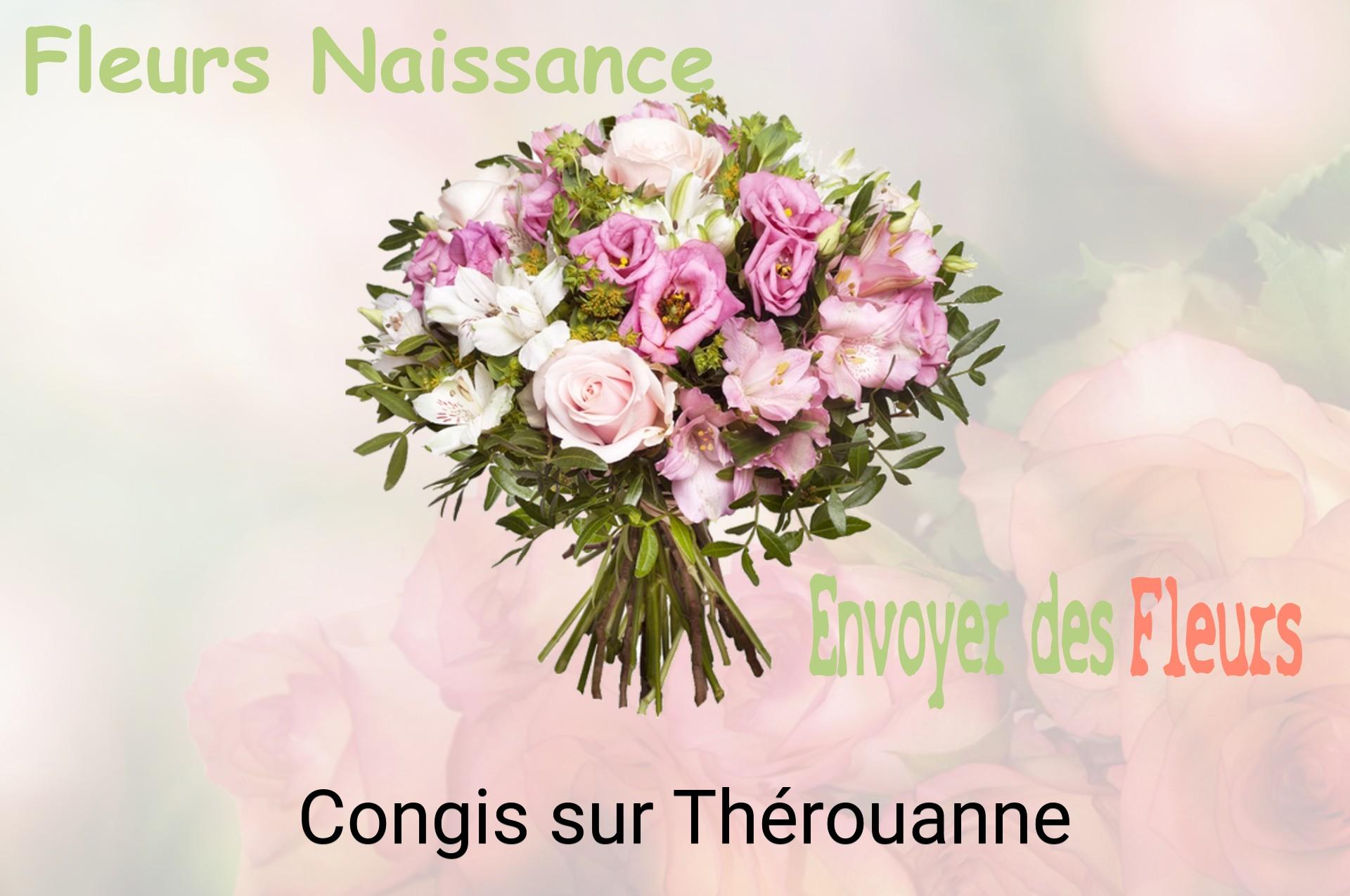 Bouquet de fleurs de naissance livré à Congis-sur-Thérouanne